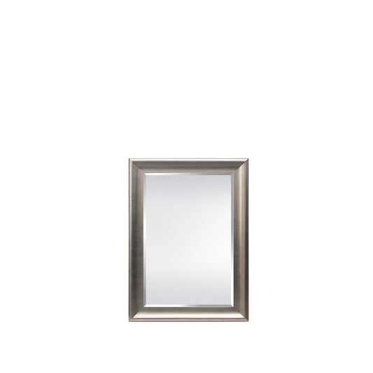 Vienna 32”W x 44”H Mirror Antique Silver