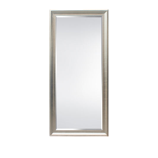 Vienna 38”W x 80”H Mirror Antique Silver