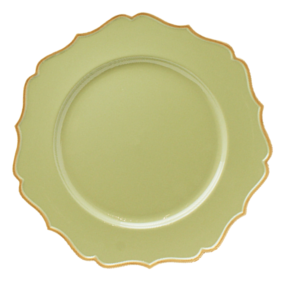 Bethany 33cm Charger Sage