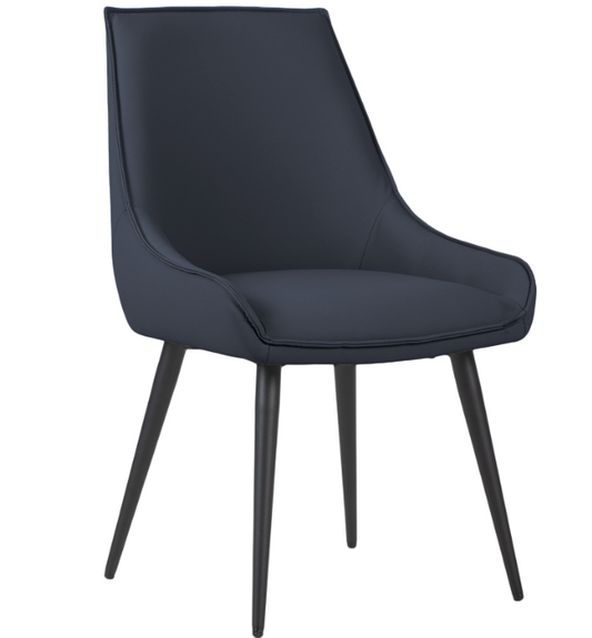 Idalia Dining Chair, Navy Blue
