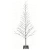 Silver Glitter Tree 270cm/106in |360 Warm White LED Lights