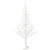White Glitter Tree 270cm/106in |360 Warm White LED Lights