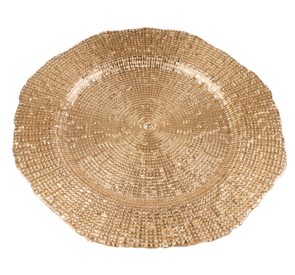 Luna 33cm Champagne Charger