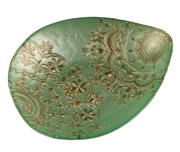 Egg Plate Green
