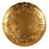 Toscana 33cm Gold Leaf Plate
