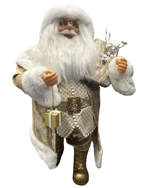 Enchanted Santa 60cm with Champagne Coat