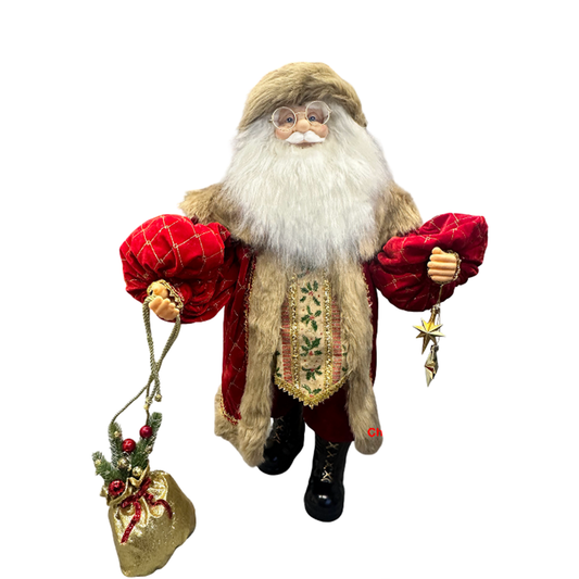Imperial Santa 80cm with Red Coat