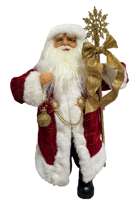 Imperial Santa 45cm with Red Coat
