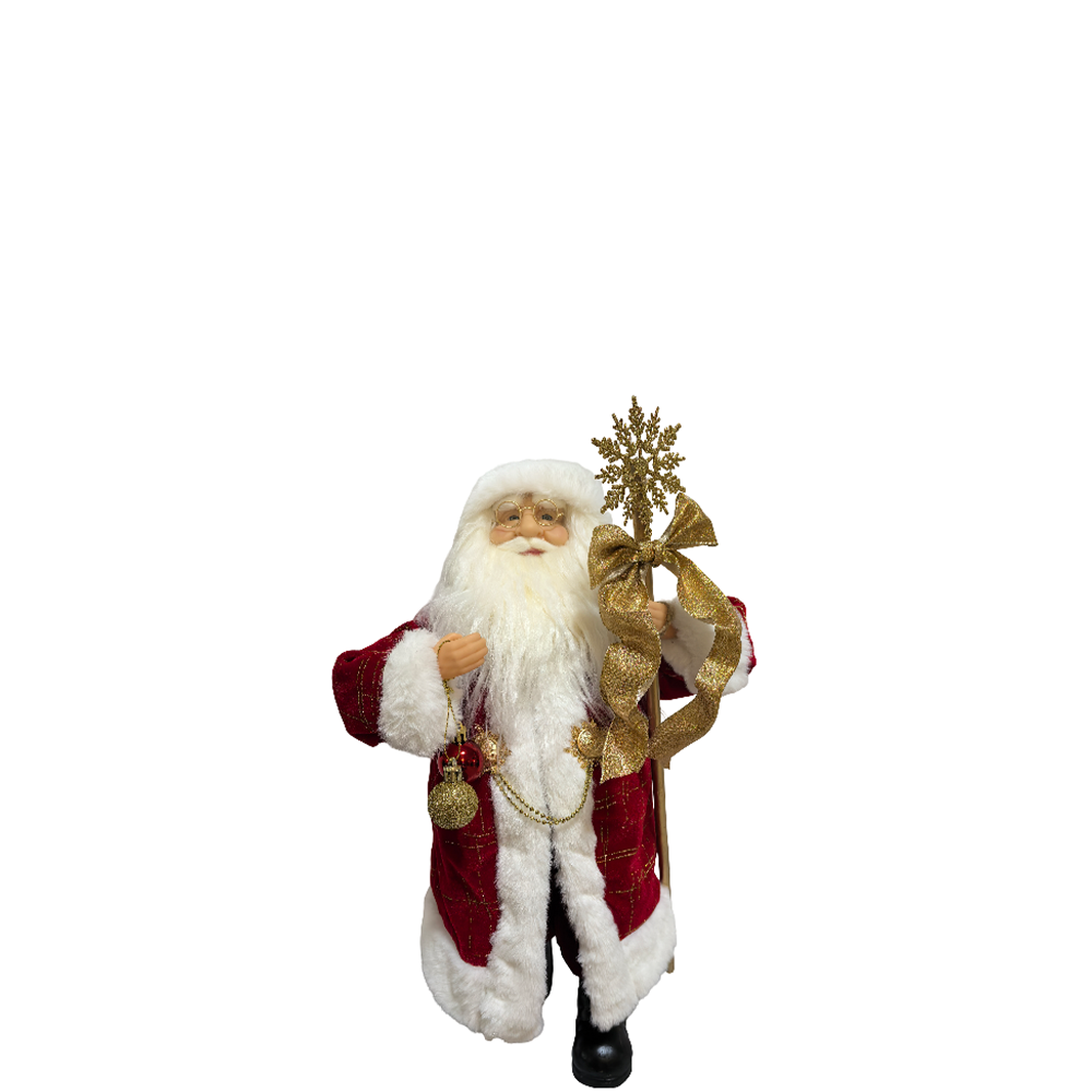 Imperial Santa 45cm with Red Coat