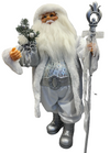 Dazzle Santa 80cm with Silver Coat