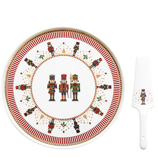 Nutcracker 32cm (12.6in) Cake Plate with Server