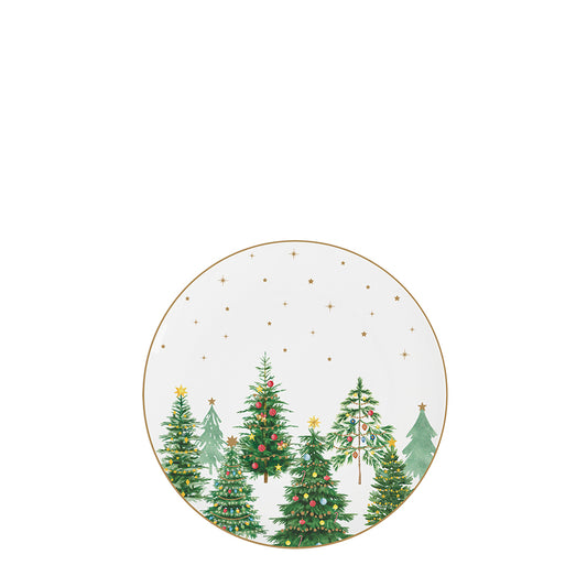 Festive Trees 19cm (7.5in) Side Plate