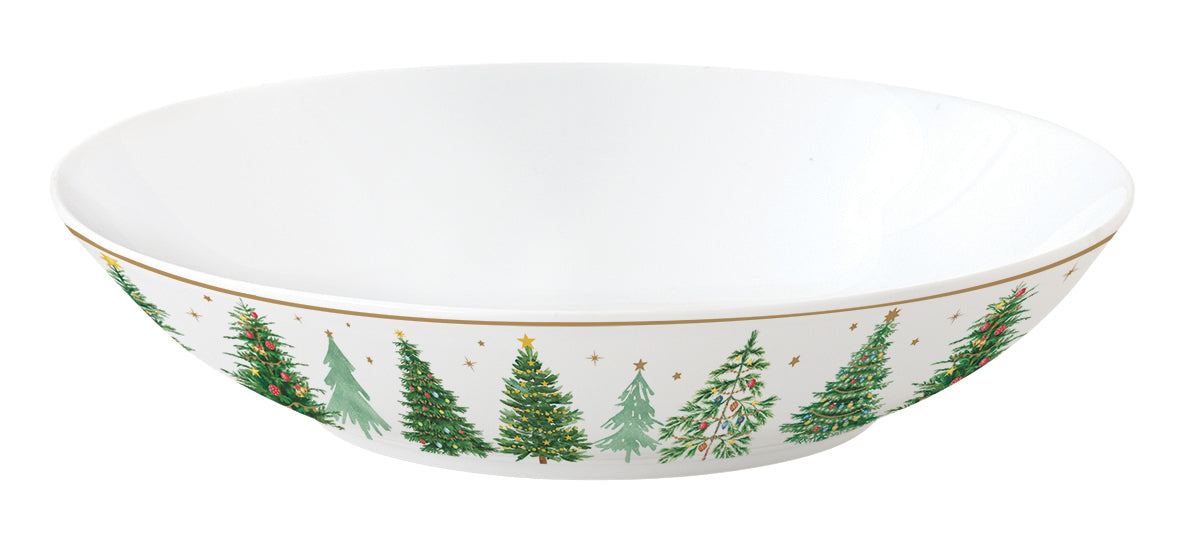 Festive Trees 20.5cm (8.1in) Coupe Bowl
