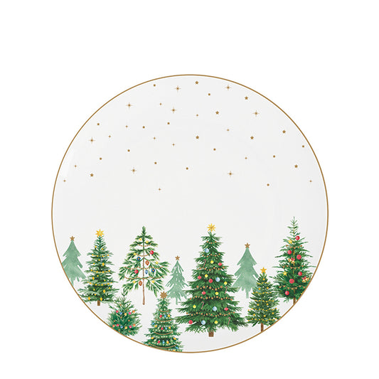 Festive Trees 27cm (10.6in) Dinner Plate