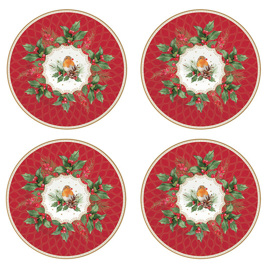 Christmas Berries 19cm (7.5in) Plates Set of 4