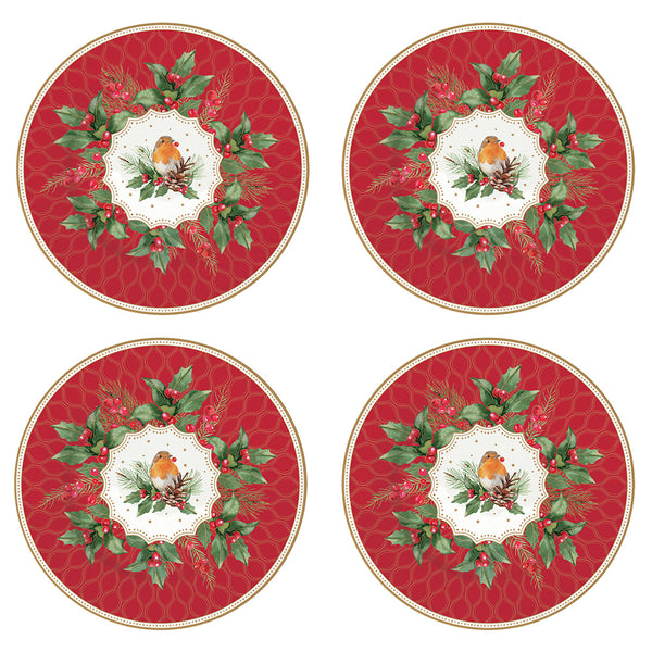 Christmas Berries 19cm (7.5in) Plates Set of 4
