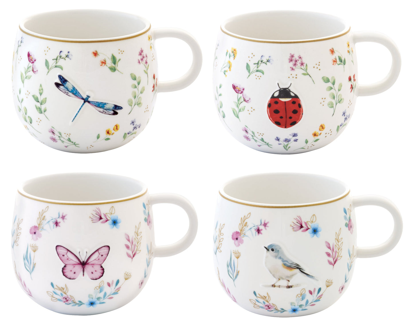 Fancy Garden 400ml (13.5oz) Mug (Assorted)