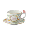 Dancing Butterflies 240ml (8oz) Cup & Saucer