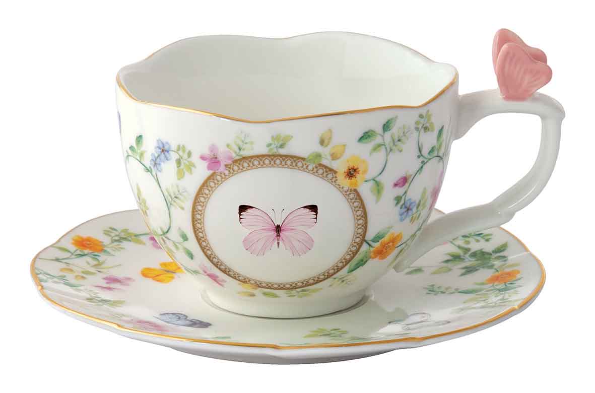 Dancing Butterflies 240ml (8oz) Cup & Saucer