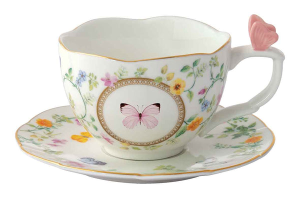 Dancing Butterflies 240ml (8oz) Cup & Saucer