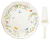Dancing Butterflies 32cm (12.5in) Cake Plate with Server