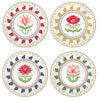 Flowery 19cm (7.5in) Dessert Plates Set of 4
