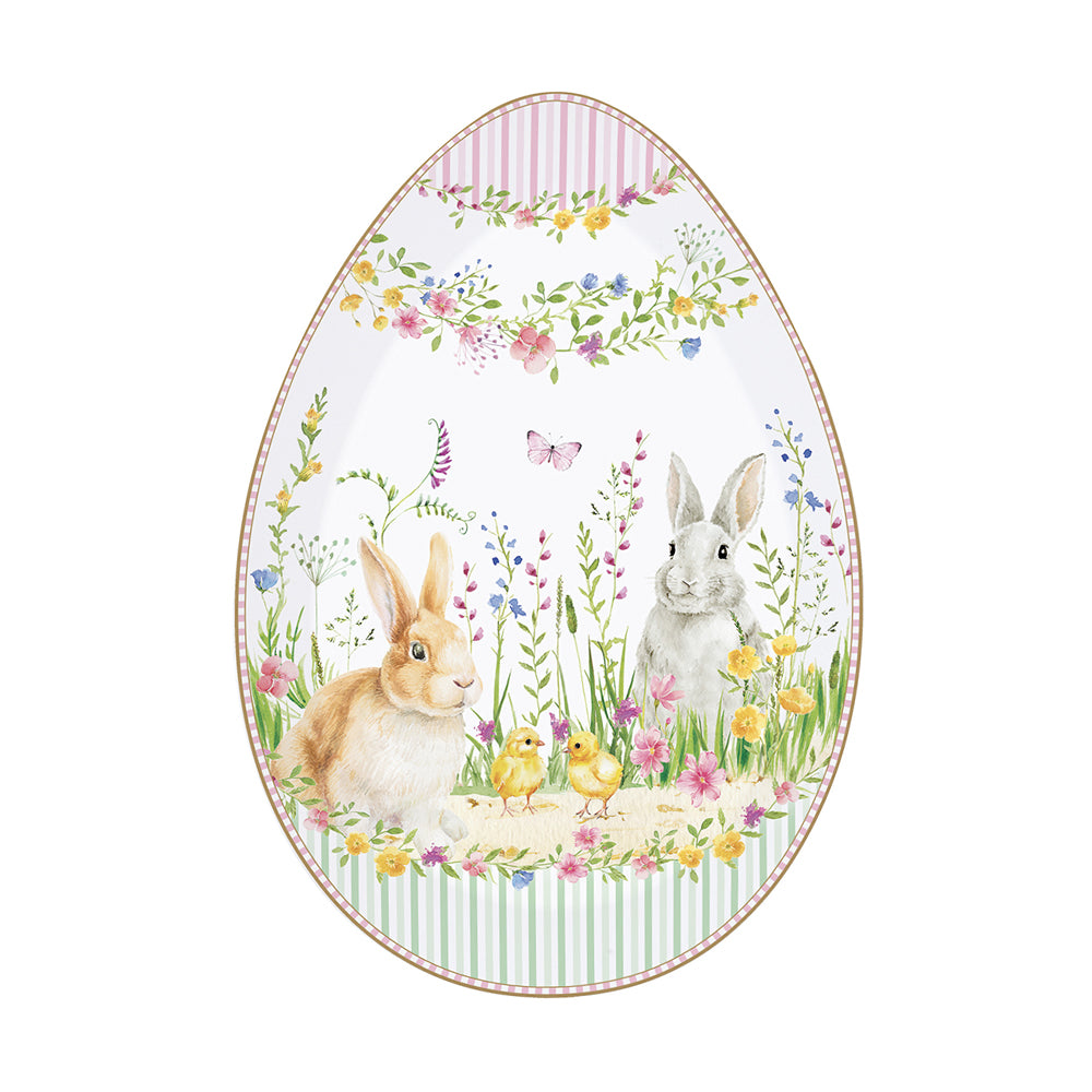 Happy Easter 30cm (11.8in) Egg Shape Platter