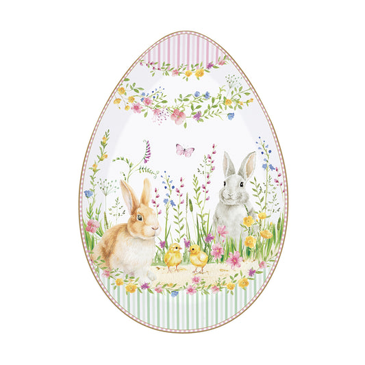 Happy Easter 30cm (11.8in) Egg Shape Platter