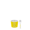 Keep Calm Ice Cream Bowl with Spoon Yellow