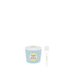 On Fleek Ice Cream Bowl with Spoon Blue