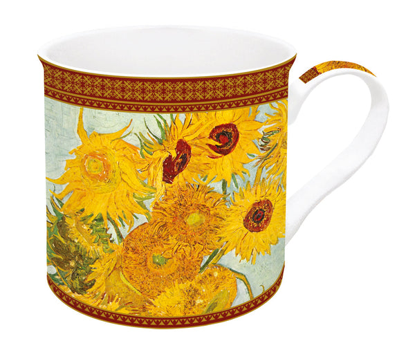 Masterpiece 300ml (10oz) Mug Vase with Twelve Sunflowers