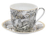 Retro Jungle 400ml (13.5oz) Breakfast Cup & Saucer