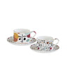 Modernism 240ml (8oz) Cups & Saucers Set of 2