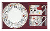 Modernism 240ml (8oz) Cups & Saucers Set of 2