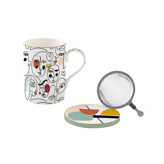 Modernism 350ml (12oz) Infuser Mug