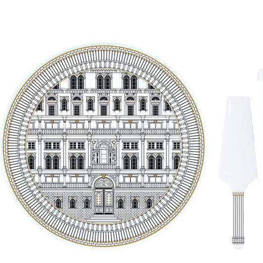 Palazzo 32cm (12.6in) Cake Plate with Server