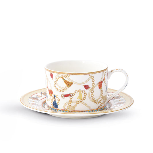 POZZI Cheval 220ml (7.4oz) Cup & Saucer
