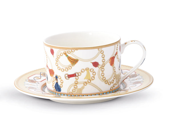 POZZI Cheval 220ml (7.4oz) Cup & Saucer