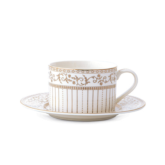 POZZI Golden 220ml (7.4oz) Cup & Saucer