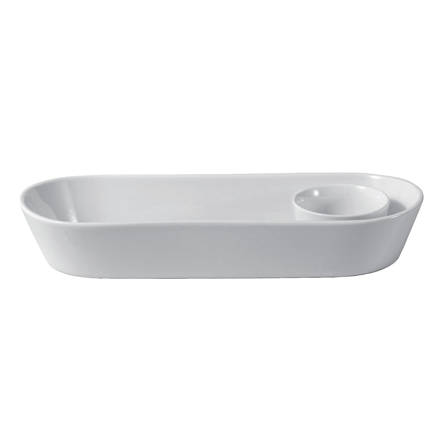 Zahara 40cm (15.8in) 2pc Chip & Dip Boat