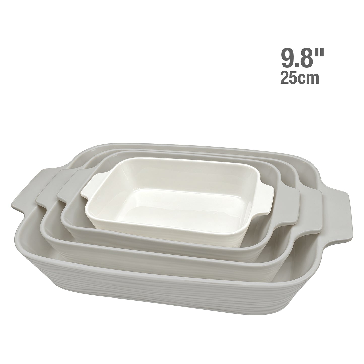 Mirabelle Rectangle Baker  25cm (9.8in)