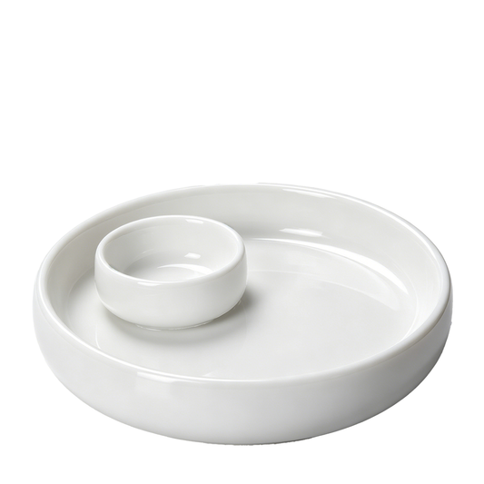 Jessica 31.5cm (12.5in) Round Chip & Dip