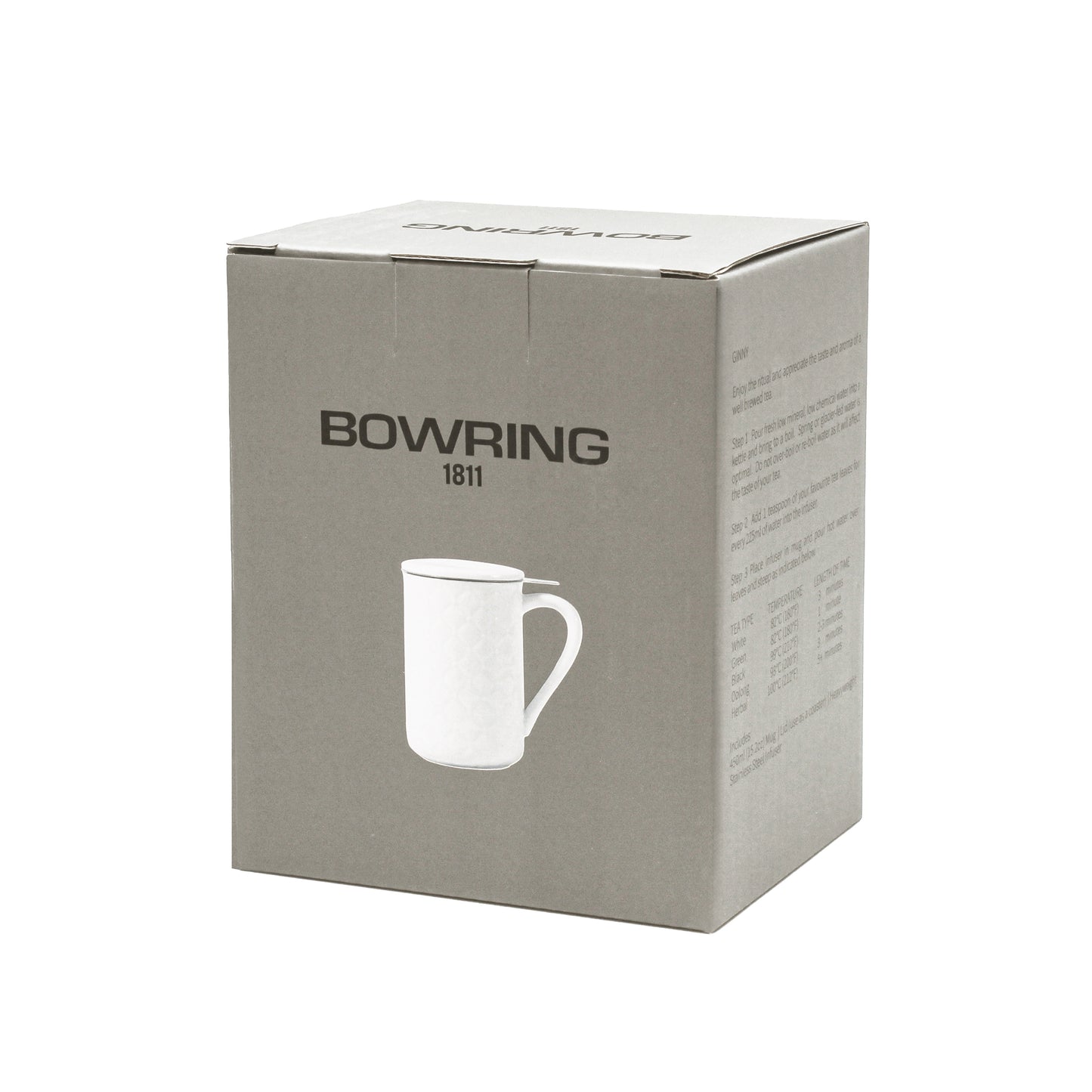 Ginny Mug 450ml (15.2oz) with Infuser  and Lid