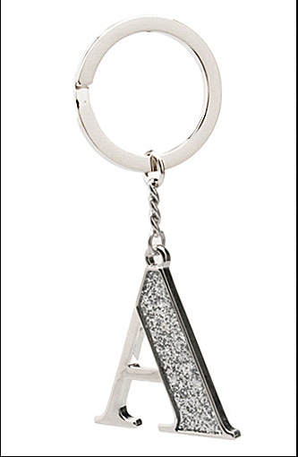 Monogram Keychain A