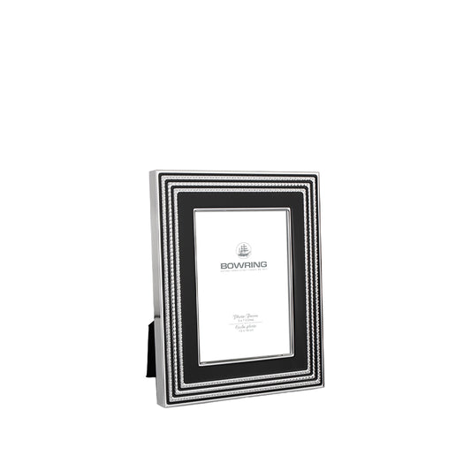 Carson Black/Silver Accent 5 x 7in Frame