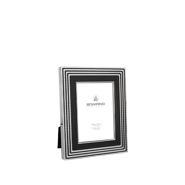 Carson Black/Silver Accent 5 x 7in Frame