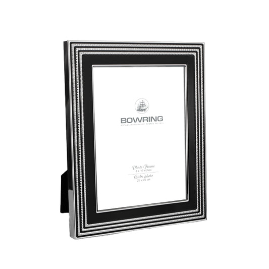 Carson Black/Silver Accent 8 x 10in Frame