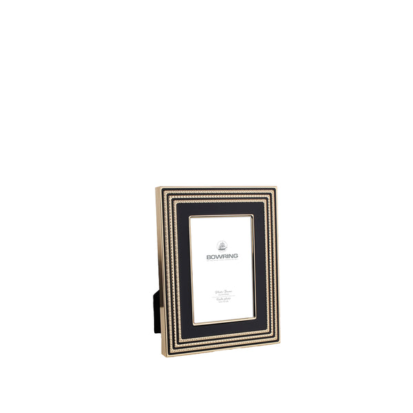 Carson Black/Gold Accent 3.5 x 5in Frame