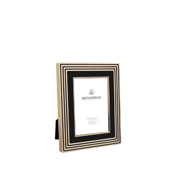 Carson Black/Gold Accent 5 x 7in Frame