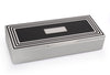 Carson Trinket Box with Black Accent